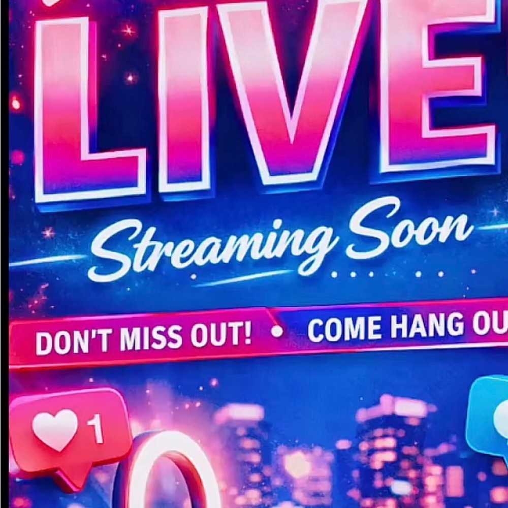 Please like to get notified when I go live 👍👍👍